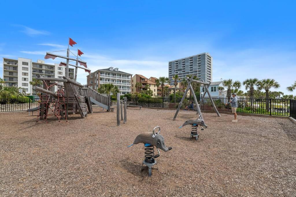 Cabana Palms - Oceanfront Renovated King Bed Sauna Myrtle Beach Ngoại thất bức ảnh